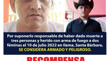 Agentes policiales tras la pista de asesino de tres miembros de una misma familia en Santa Bárbara