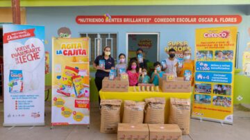 Ceteco ha donado más de 5 mil vasos de leche a niños de diferentes instituciones