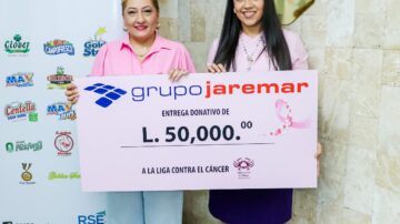 Grupo Jaremar entregó un importante donativo a la Liga Contra el Cáncer