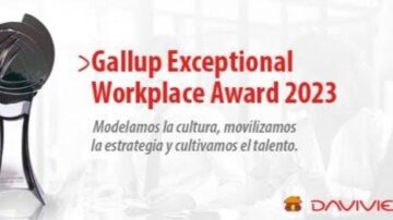 Davivienda única empresa en Latinoamérica en recibir el premio “Lugar Excepcional para Trabajar” otorgado por Gallup