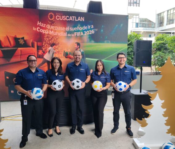 Banco CUSCATLAN y Visa dan inicio a su Navidad con la promoción “Haz que pase el sueño de ir a la Copa Mundial de la FIFA 2026™”