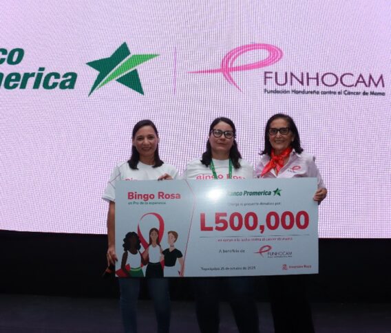 Banco Promerica realizó con éxito el Bingo Rosa