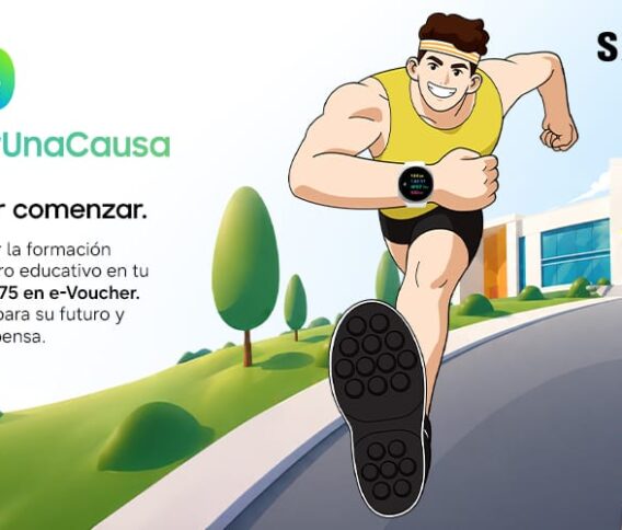 Únete al reto de Samsung Health, con el que ganas tú y la educación de tu país