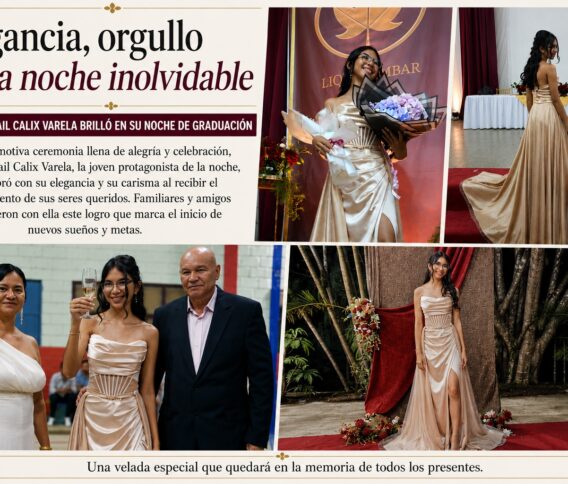 Azaria Abigail Cálix Varela culmina con éxito su 11avo grado en la Liquidambar School