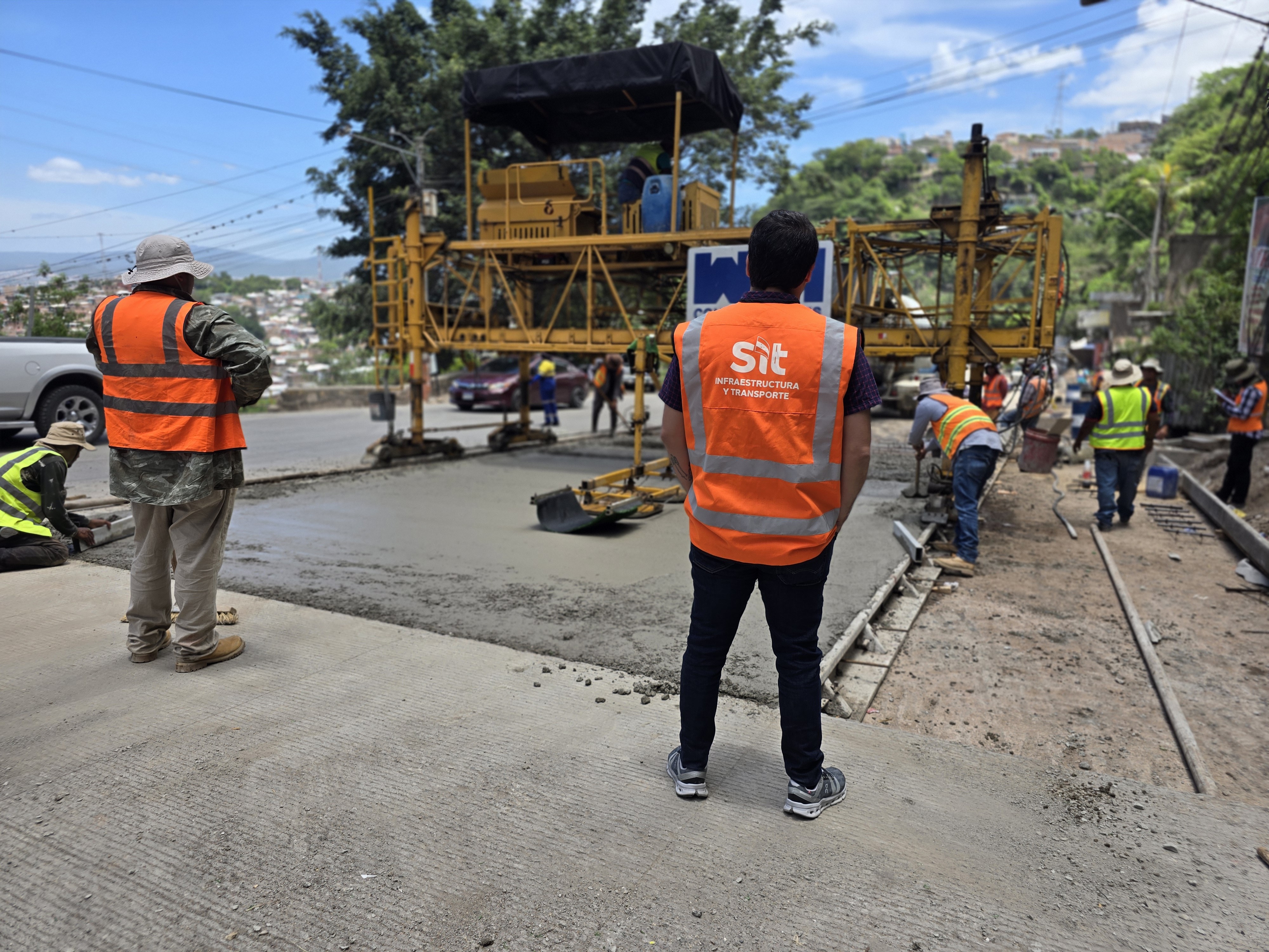 SIT trabaja en el mejoramiento y mantenimiento vial impulsando mejores condiciones de circulación en Francisco Morazán
