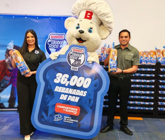 Bimbo transforma cada paso en alimento y dona más de 36 mil rebanadas de pan al Banco de Alimentos de Honduras