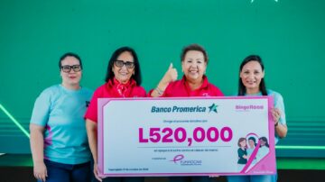 Banco Promerica realizó por segundo año consecutivo el bingo rosa a beneficio de FUNHOCAM