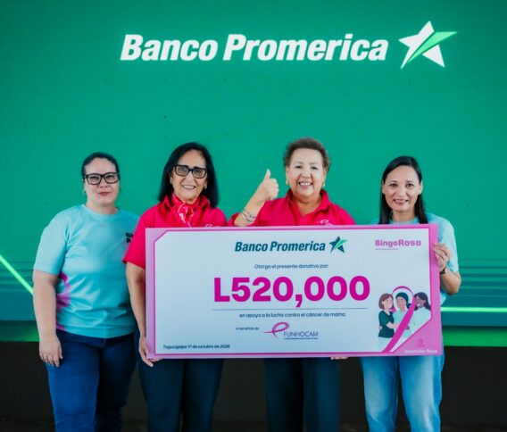 Banco Promerica realizó por segundo año consecutivo el bingo rosa a beneficio de FUNHOCAM